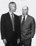 Black and white image of Graham Culter (left) and Tony Gross (right).