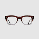 An image of the 0772 Square Opticals in Grad Sherry frame frontal view with arms open