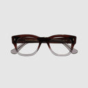 An image of the 0772 Square Opticals in Grad Sherry frame frontal view with arms closed