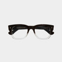 An image of the 0772 Square Opticals in Grad Black frame frontal view with arms closed
