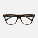 An image of the 1346 Cat Eye Opticals in Black Taxi frame frontal view with arms closed