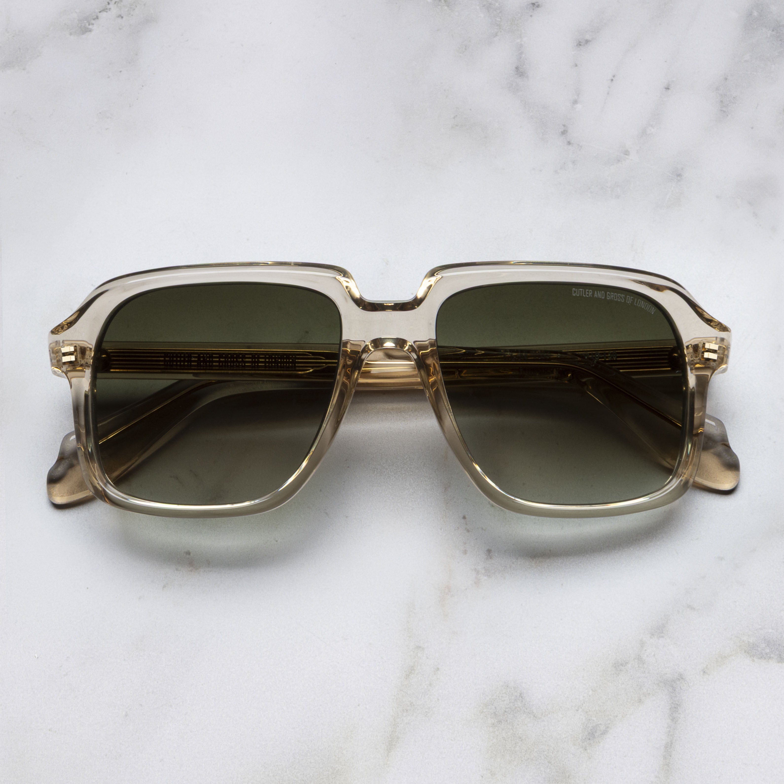 New Cutler And Gross Gold Sunglasses Cutler and Gross / 0005 / Yellow Gold 24K + Rhodium 18K – I  main image 3