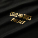 Image of Palace cleaning cloth, which is black with gold Cutler and Gross Palace writing.