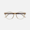 An image of the 1378 Blue Light Filter Round Opticals in Granny Chic frame frontal view with arms closed