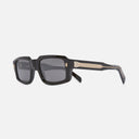 An image of the 9495 Rectangle Sunglasses Limited Edition in Black frame side view with arms open
