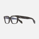 An image of the 9347 Square Opticals in Obsidian frame side view with arms open
