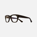 An image of the 0772V2 Square Opticals in Black frame side view with arms open