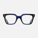An image of the 1305 Square Opticals in Blue Navy frame frontal view with arms open