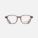 An image of the 1360 Square Opticals (Small) in Dark Turtle frame frontal view with arms open