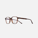 An image of the 1360 Square Opticals (Small) in Dark Turtle frame side view with arms open