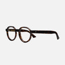 An image of the 1384 Round Opticals in Dark Turtle frame side view with arms open