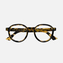 An image of the 1384 Round Opticals in Black on Camo frame frontal view with arms closed