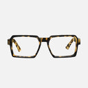 An image of the 1385 Square Opticals in Black on Camo frame frontal view with arms open