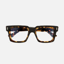 An image of the 1386 Optical Square Glasses Black on Camo frame side view with arms closed