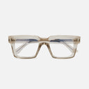 An image of the 1386 Optical Square Glasses Sand Crystal frame frontal view with arms closed