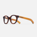 An image of the 1390 Round Opticals Vintage Sunburst frame side view with arms open