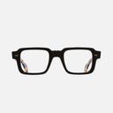 An image of the 1393 Optical Square Glasses Black on Camo frame frontal view with arms open