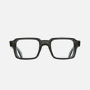 An image of the 1393 Optical Square Glasses Aviator Blue frame frontal view with arms open