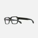An image of the 1393 Optical Square Glasses Aviator Blue frame side view with arms open