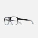 An image of the 1394 Optical Aviator Glasses Black Beauty frame side view with arms open