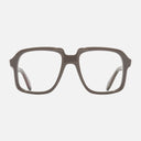 An image of the 1397 Optical Square Glasses Mud frame frontal view with arms open