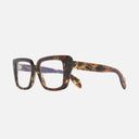 An image of the 1401 Cat Eye Optical Glasses Brush Stroke frame side view with arms open