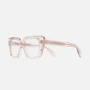 An image of the 1401 Cat Eye Optical Glasses Dusk frame side view with arms open