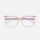 An image of the 1401 Cat Eye Optical Glasses Dusk frame frontal view with arms closed