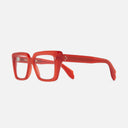 An image of the 1401 Cat Eye Optical Glasses Rouge frame side view with arms open