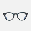 An image of the 1405 Round Optical Glasses Opal Teal frame frontal view with arms open