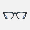 An image of the 1406 Square Optical Glasses Opal Teal frame frontal view with arms open