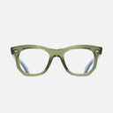 An image of the 1409 Round Optical Glasses Joshua Green frame frontal view with arms open