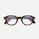 An image of the 1420 Round Optical Glasses Multi Havana frame frontal view with arms closed