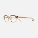 An image of the 1420 Round Opticals Grey on Granny Chic frame side view with arms open