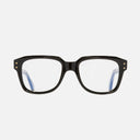 An image of the 1433 Square Optical in Black frame frontal view with arms open