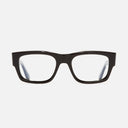 An image of the 9043 Rectangle Opticals Black frame frontal view with arms open