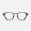 An image of the 9290 Round Opticals Dark Grey frame frontal view with arms open