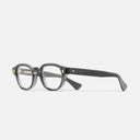 An image of the 9290 Round Opticals Dark Grey frame side view with arms open