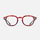 An image of the 9290 Round Opticals Red Havana frame frontal view with arms open