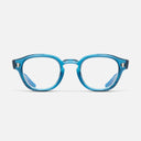 An image of the 9290 Round Opticals Tribeca Teal frame frontal view with arms open