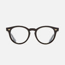 An image of the 9378 Round Opticals Black frame frontal view with arms open