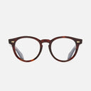An image of the 9378 Round Opticals Havana frame frontal view with arms open