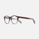 An image of the 9378 Round Opticals Grad Sherry frame side view with arms open