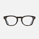 An image of the 9389 Square Opticals Black frame frontal view with arms open