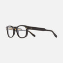 An image of the 9389 Square Opticals Black frame side view with arms open