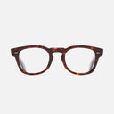 An image of the 9389 Square Opticals Dark Turtle frame frontal view with arms open