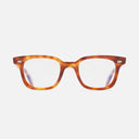 An image of the 9521 Square Opticals (Small) Old Havana frame frontal view with arms open