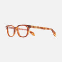 An image of the 9521 Square Opticals (Small) Old Havana frame side view with arms open