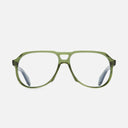 An image of the 9782 Aviator Opticals Joshua Green frame frontal view with arms open