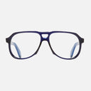 An image of the 9782 Aviator Optical in Classic Navy Blue frame frontal view with arms open